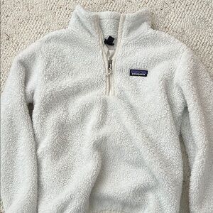 Patagonia White Fleece Pullover
